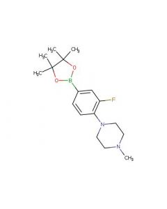Astatech (3-FLUORO-4-(4-METHYLPIPERAZIN-1-YL)PHENYL)BORONIC ACID PINACOL ESTER; 5G; Purity 95%; MDL-MFCD22988988